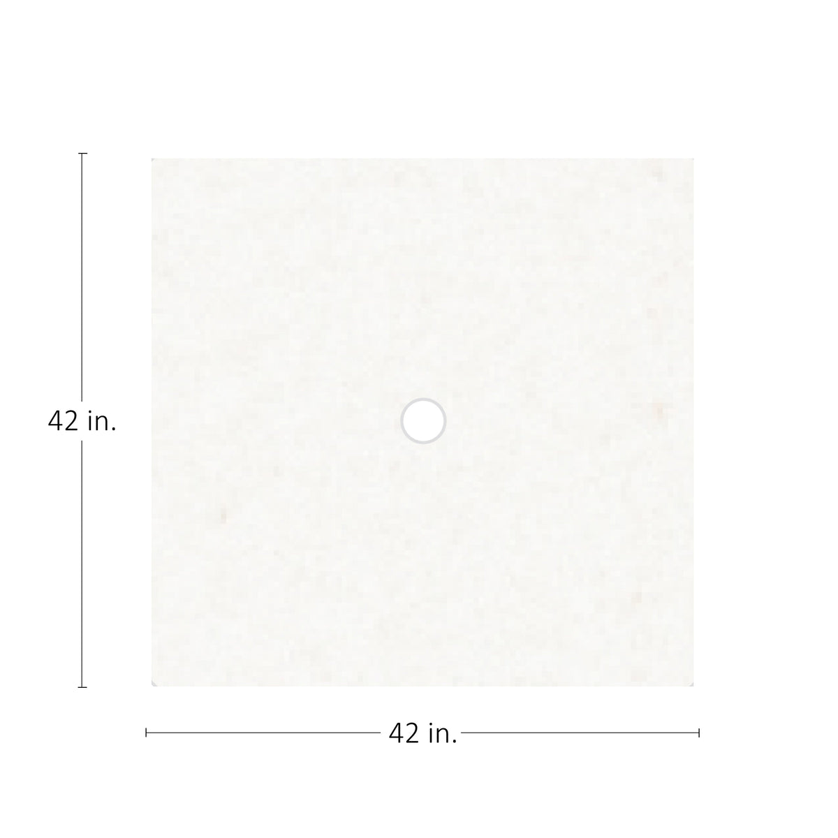 Plateau Stone 42" Square Outdoor Table Top