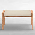 Coast Teak Outdoor Woven Ottoman