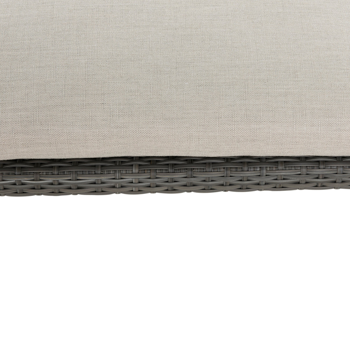 Skye Wicker Outdoor Armless Chaise Lounge