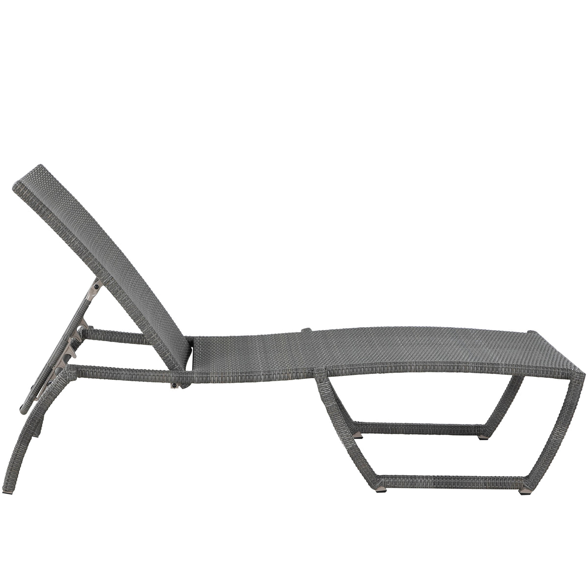 Skye Wicker Outdoor Armless Chaise Lounge