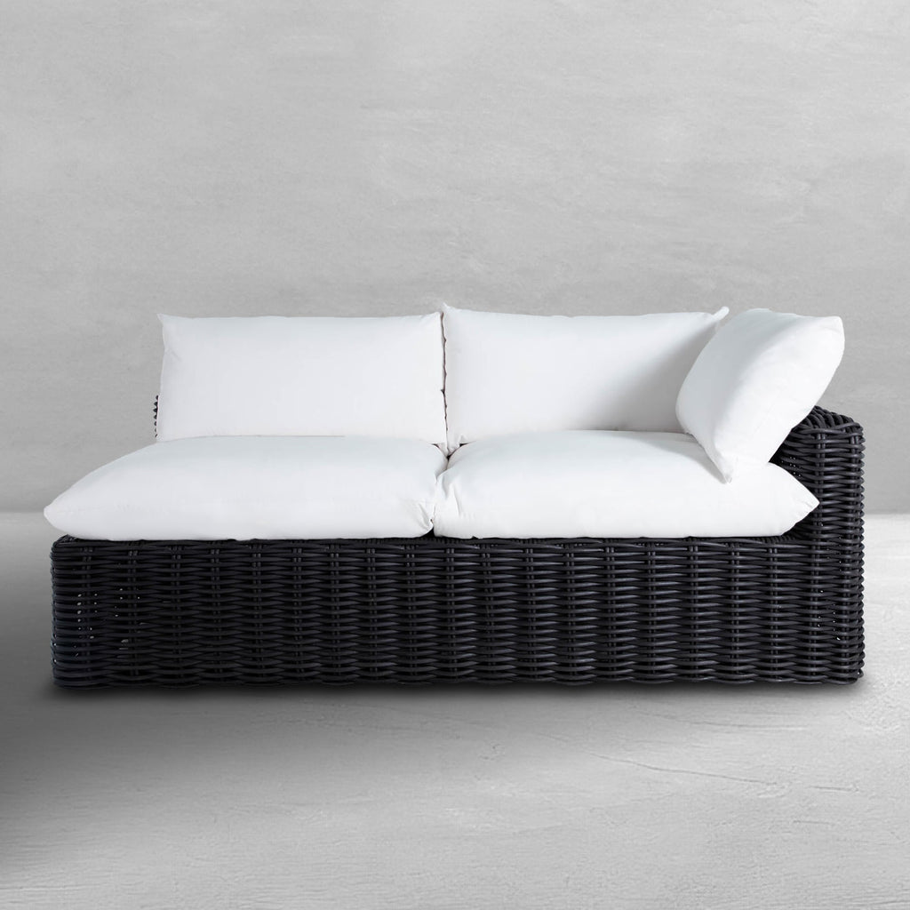 Montecito Resin Wicker Right Arm Facing Loveseat