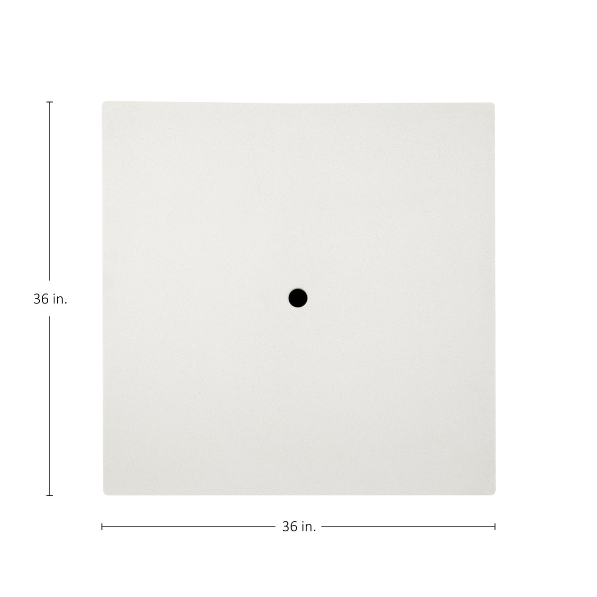 Plateau Stone 36" Square Outdoor Table Top