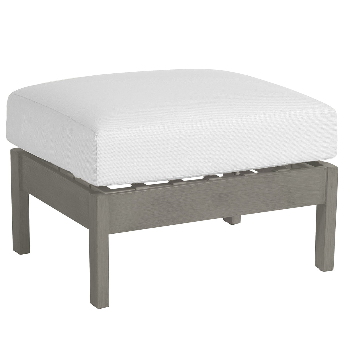 Kennebunkport Aluminum Outdoor Woven Ottoman