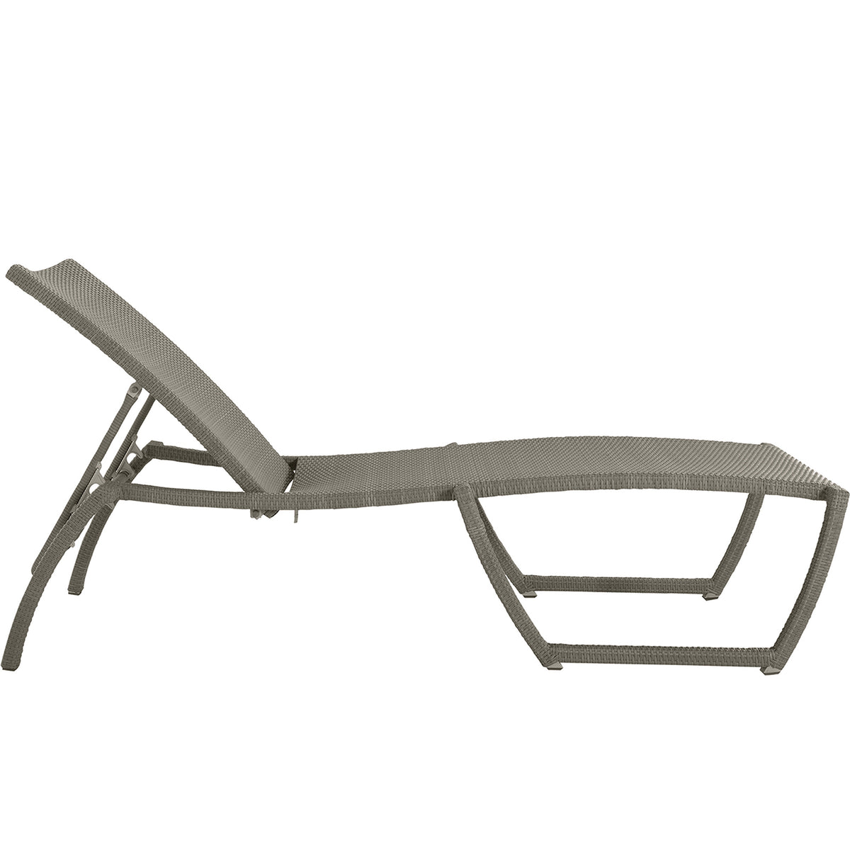 Skye Wicker Outdoor Armless Chaise Lounge