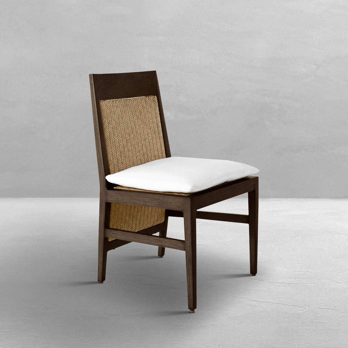 Savannah Resin Wicker Outdoor Dining Side Chair