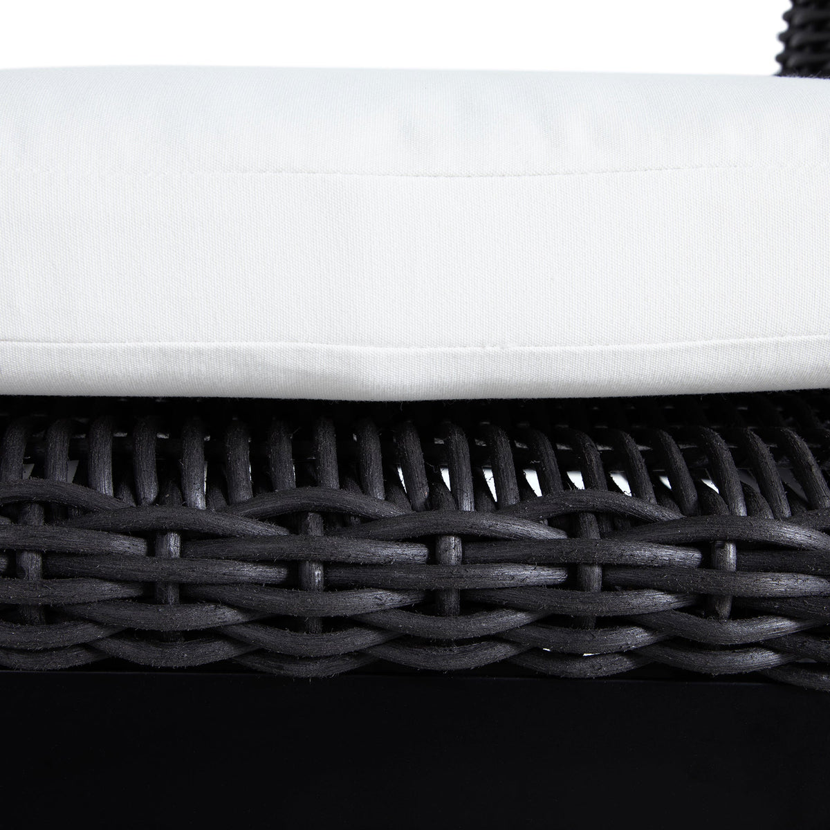 Montecito Woven Wicker Outdoor Dining Side Chair