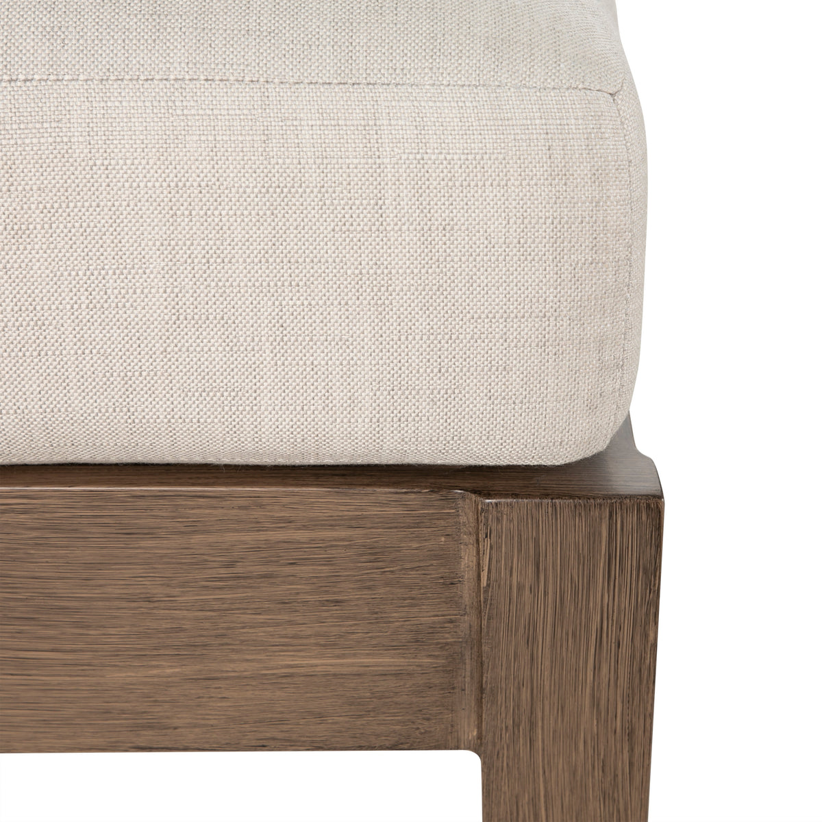 Kennebunkport Aluminum Outdoor Woven Ottoman