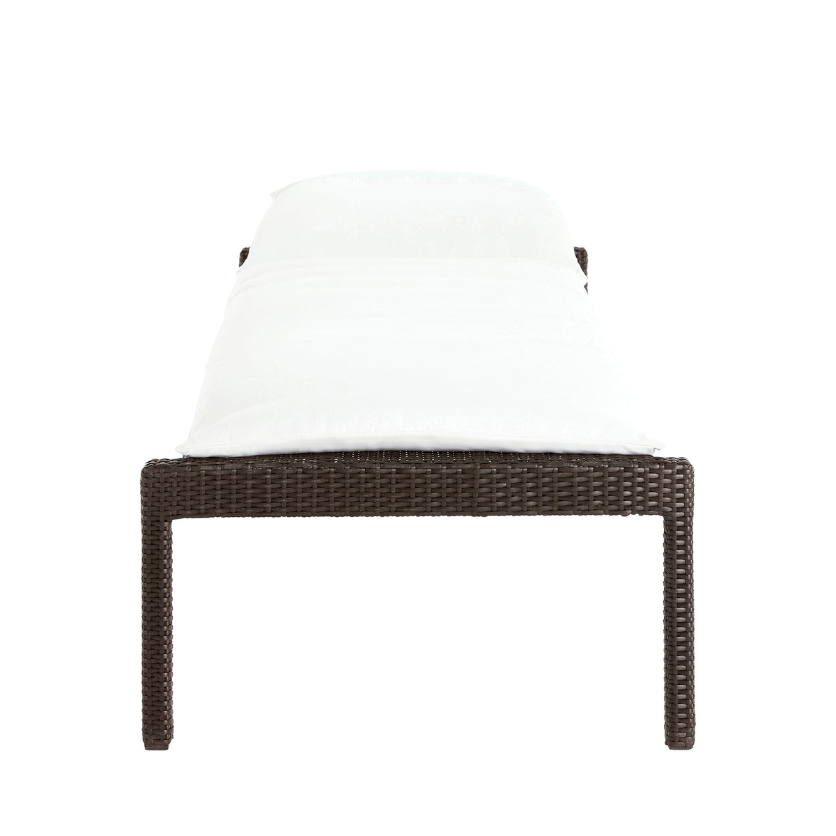 Nathan Wicker Outdoor Armless Chaise Lounge