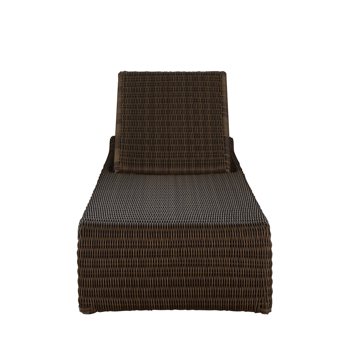 Como Resin Wicker Chaise
