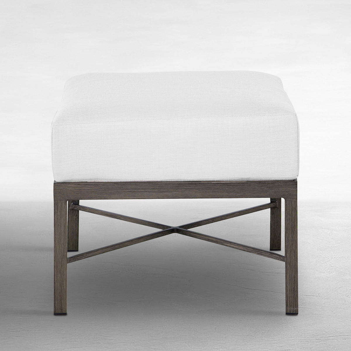 Monaco Aluminum Outdoor Ottoman