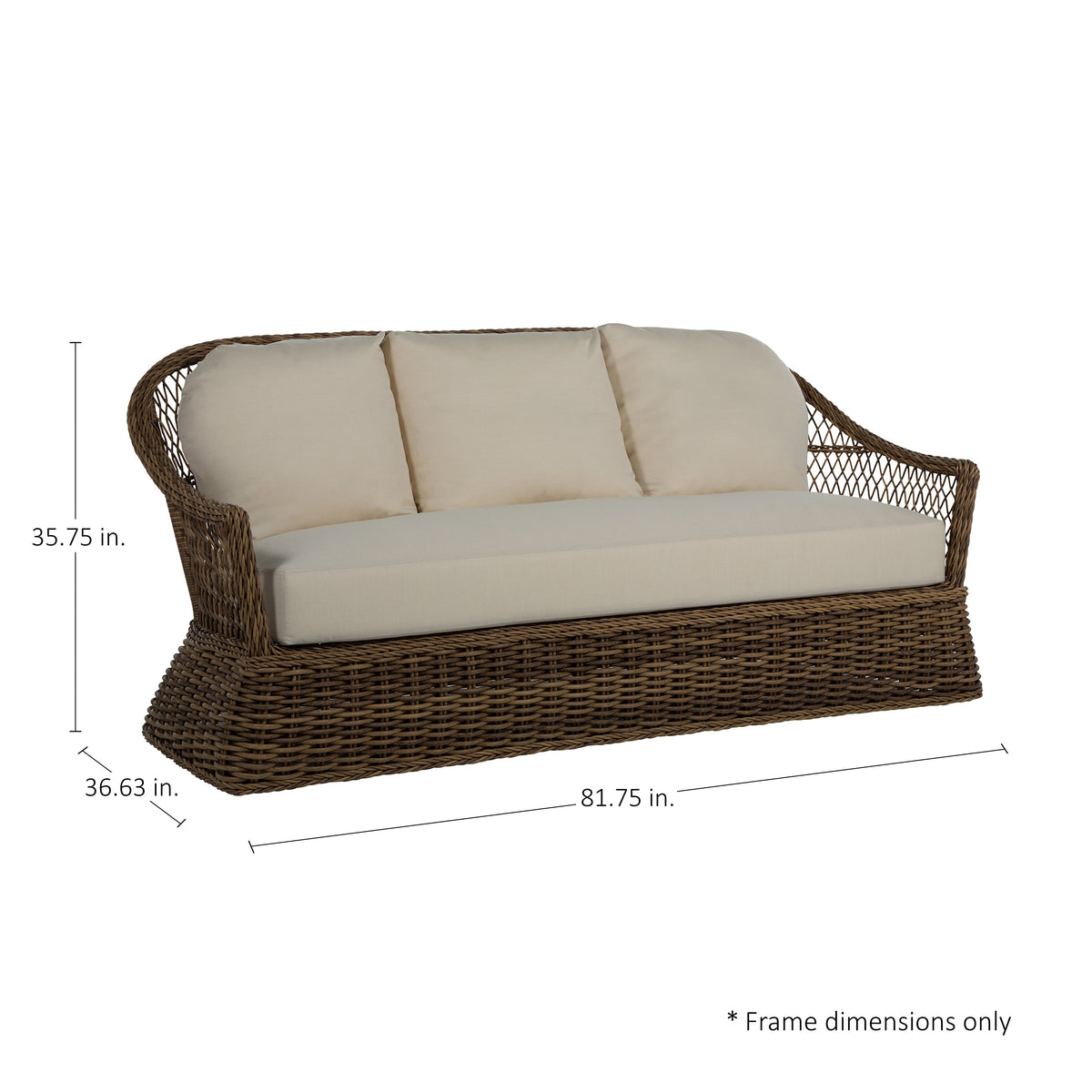 Soho Resin Wicker Outdoor Sofa