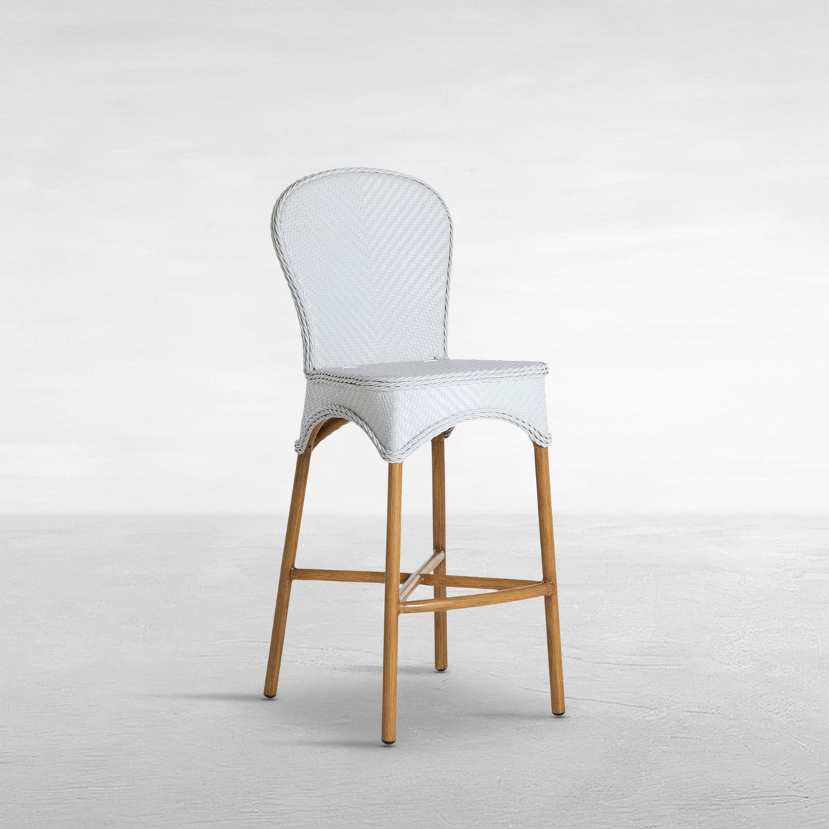Savoy N-Dura Resin Wicker Outdoor Bar Stool
