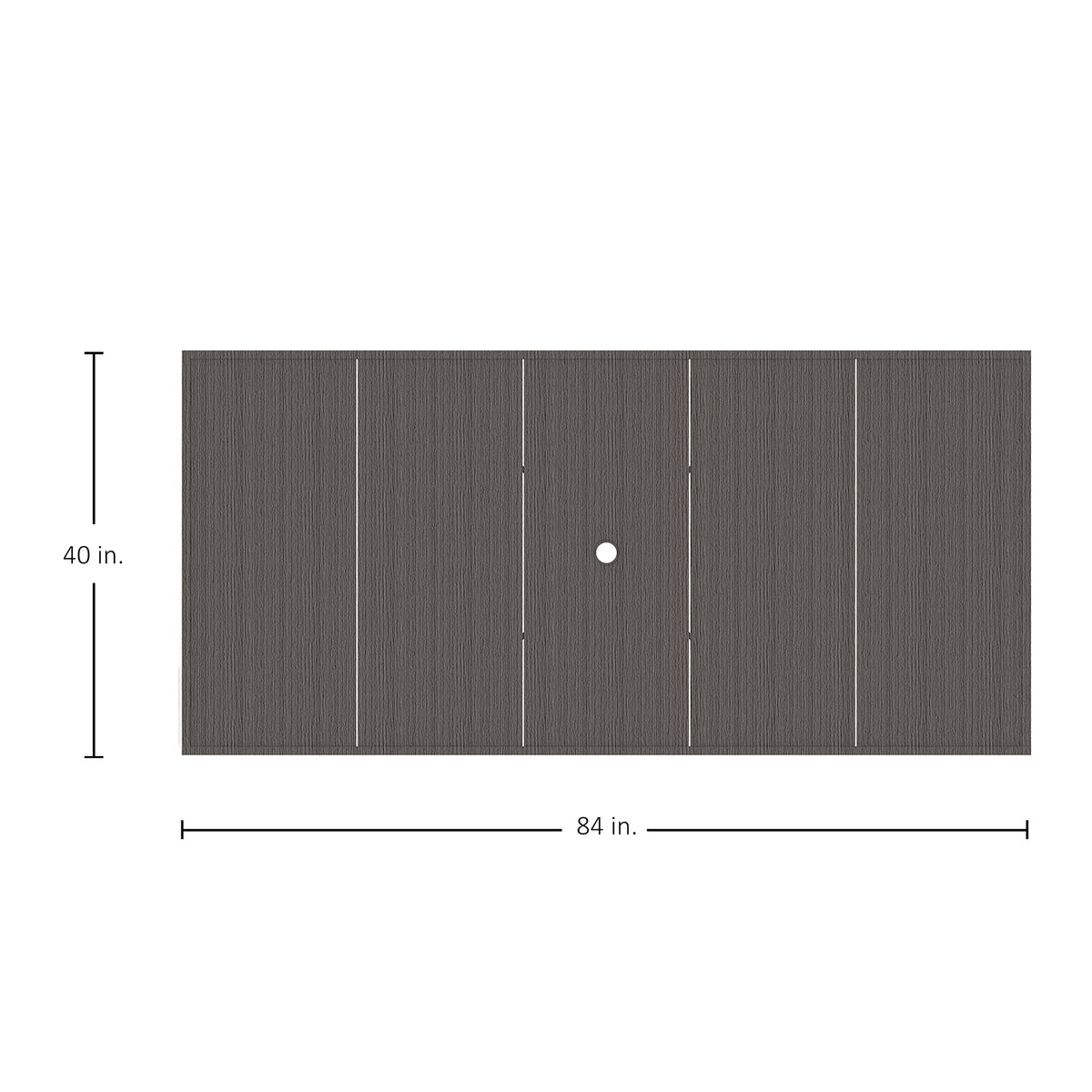 Horizon 84" x 40" Rectangle Outdoor Table Top