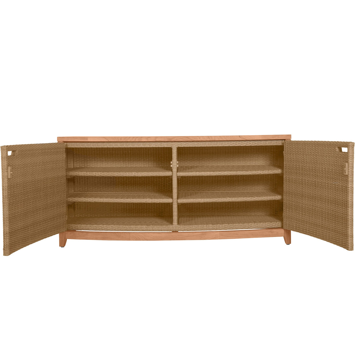 Chesapeake N-Dura Resin Wicker Console Cabinet