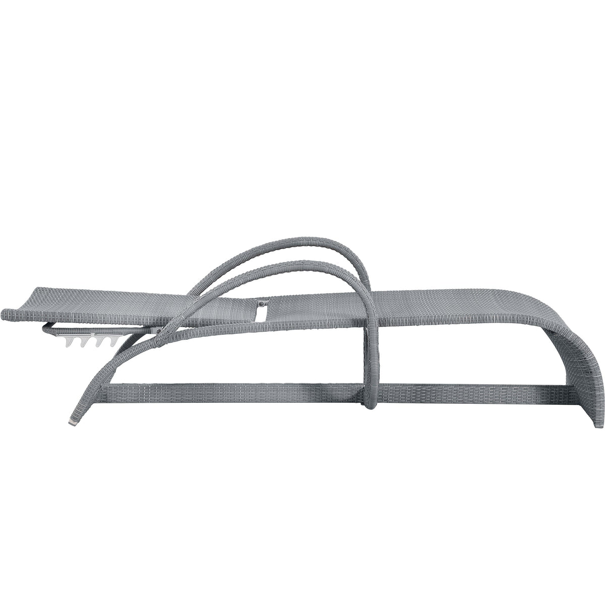 Halo Wicker Outdoor Armless Chaise Lounge