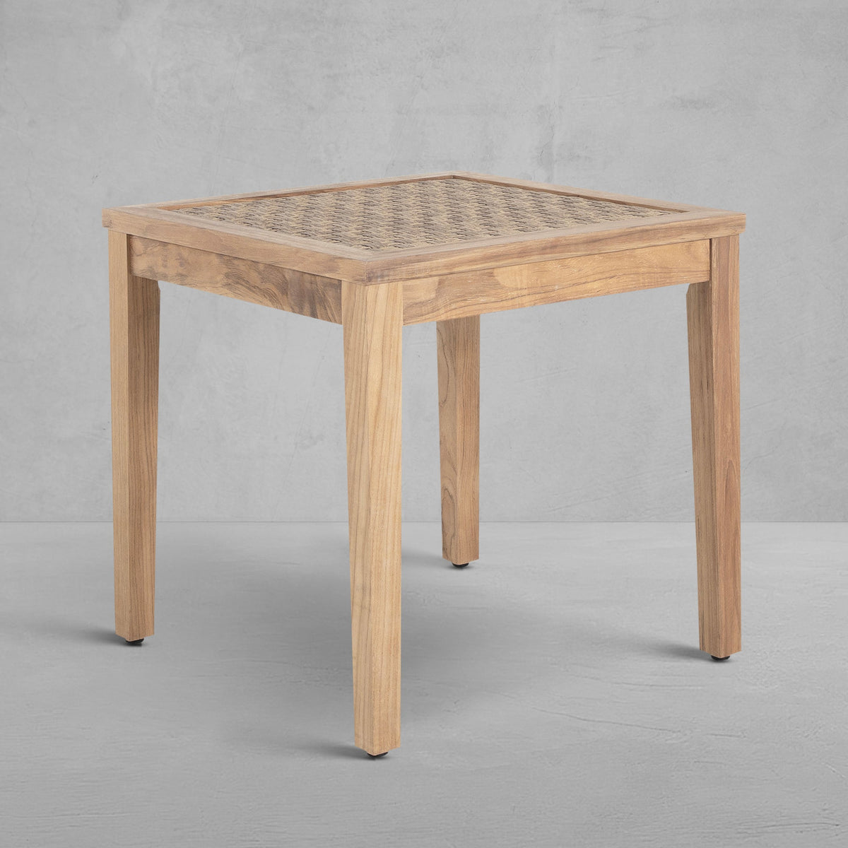 Savannah Teak 21" Square Outdoor End Table
