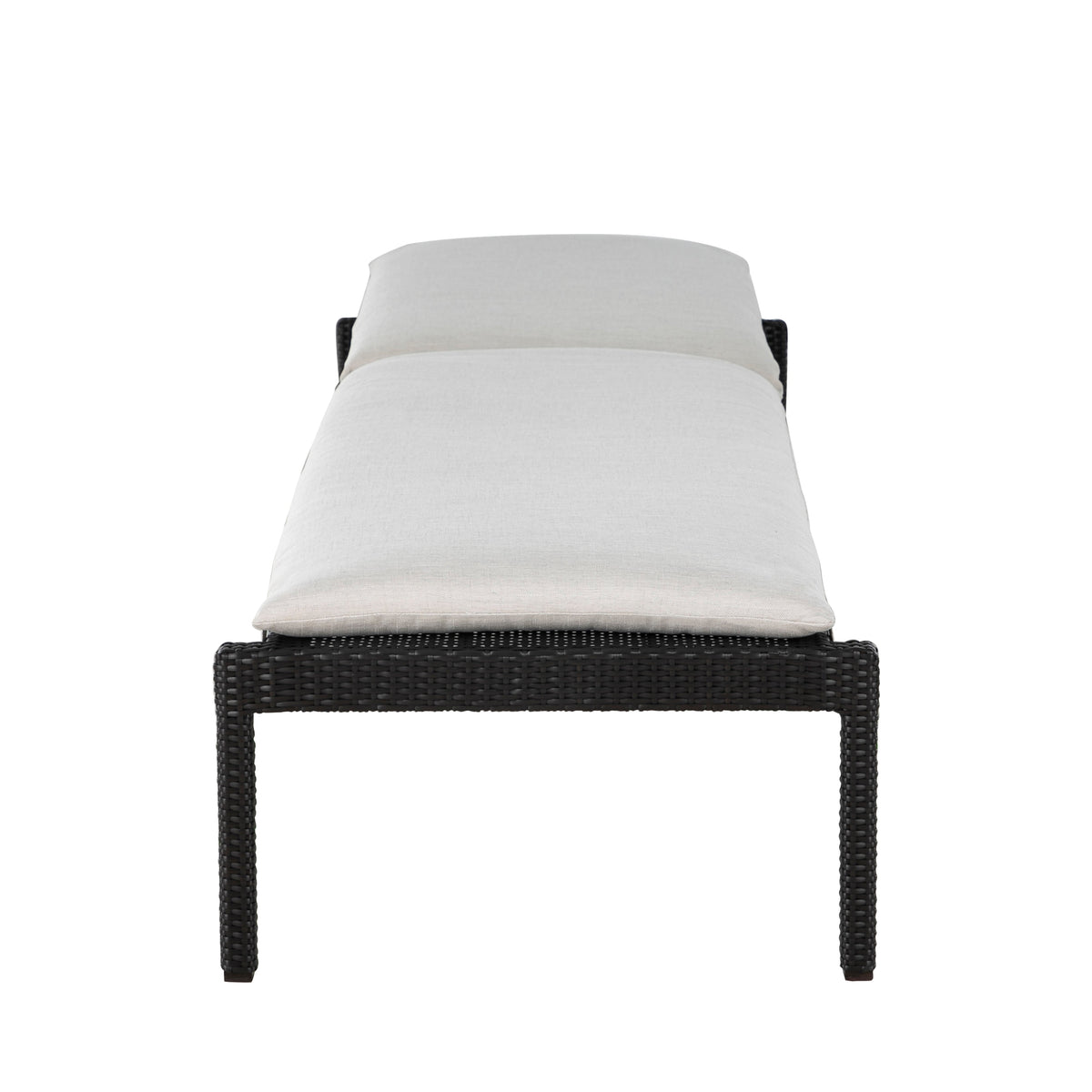 Nathan Wicker Outdoor Armless Chaise Lounge