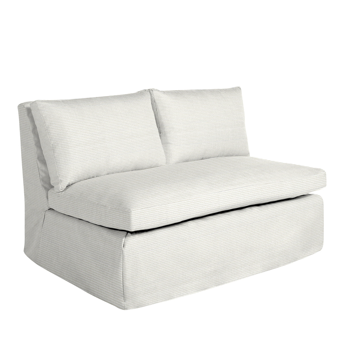Nora Outdoor Armless Loveseat