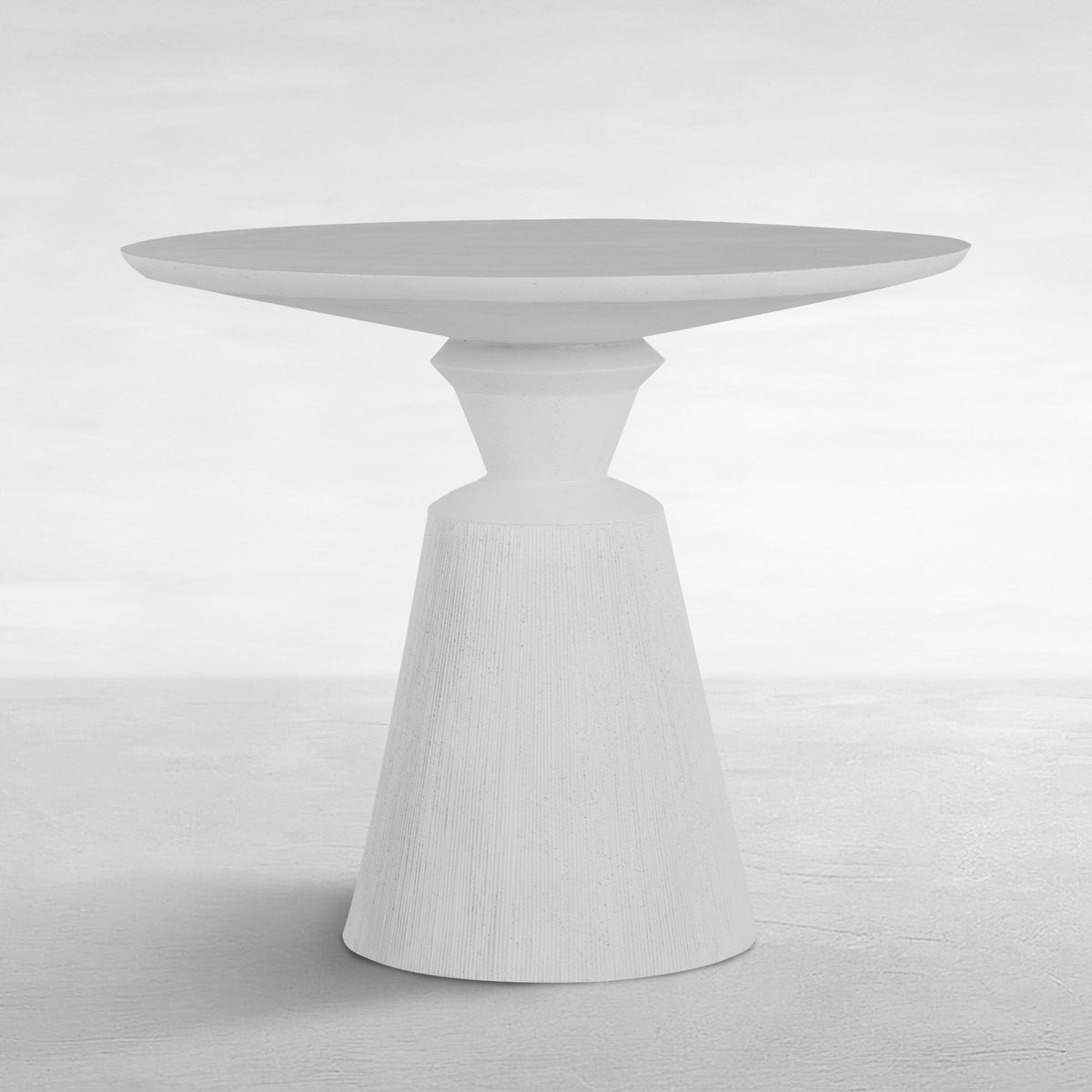 Fisher Cast Stone 36" Round Outdoor Dining Table