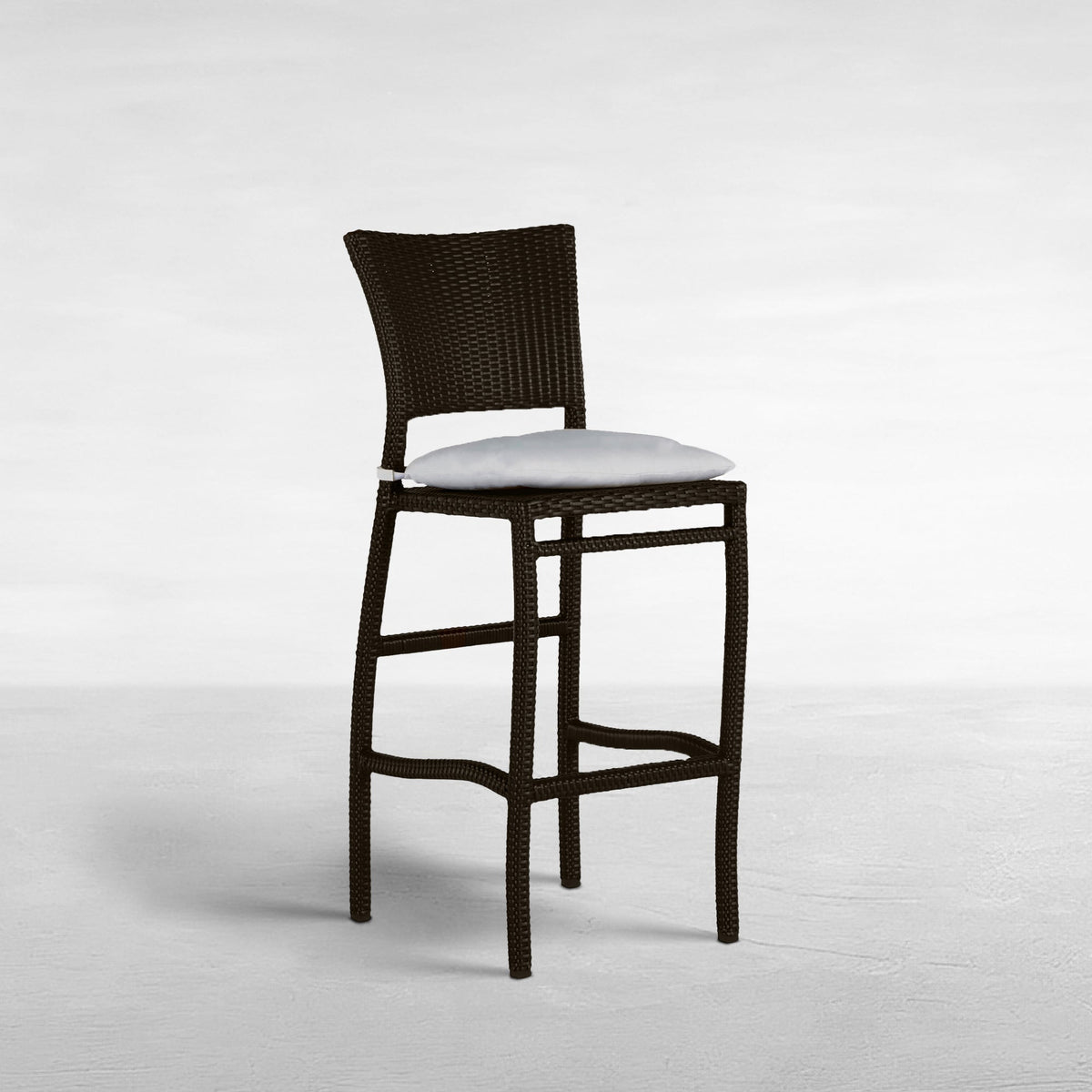 Skye Woven N-Dura Resin Wicker Outdoor Bar Stool