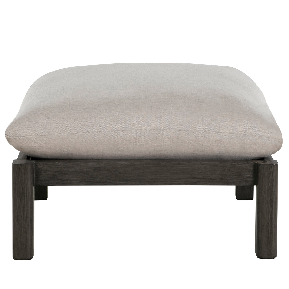 Monterey Aluminum Outdoor Woven Ottoman