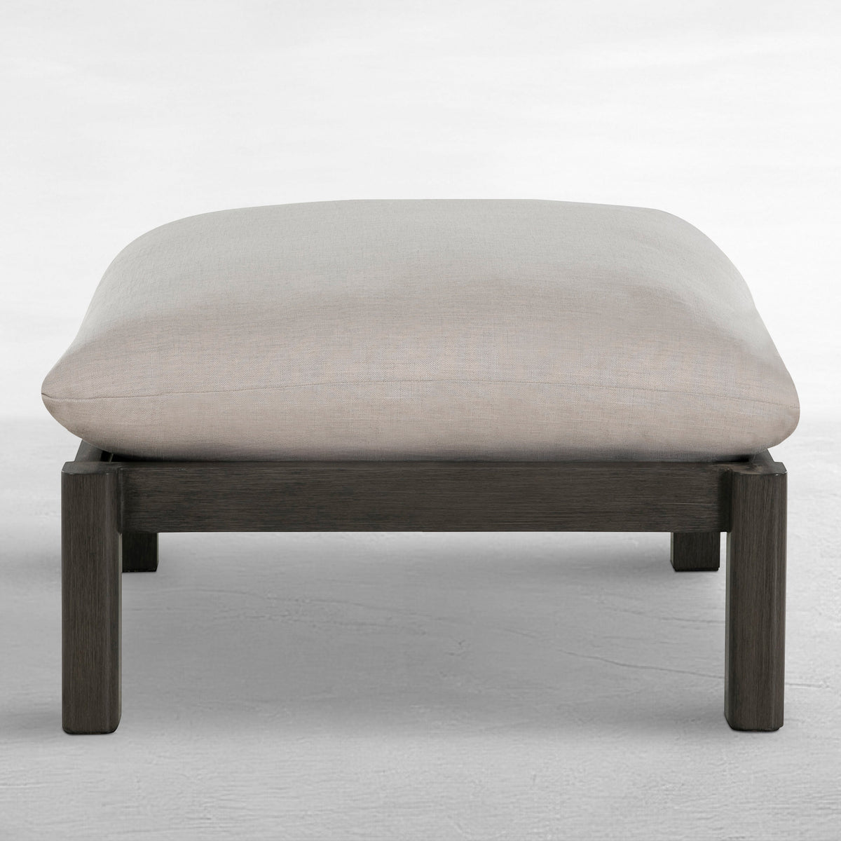 Monterey Aluminum Outdoor Woven Ottoman