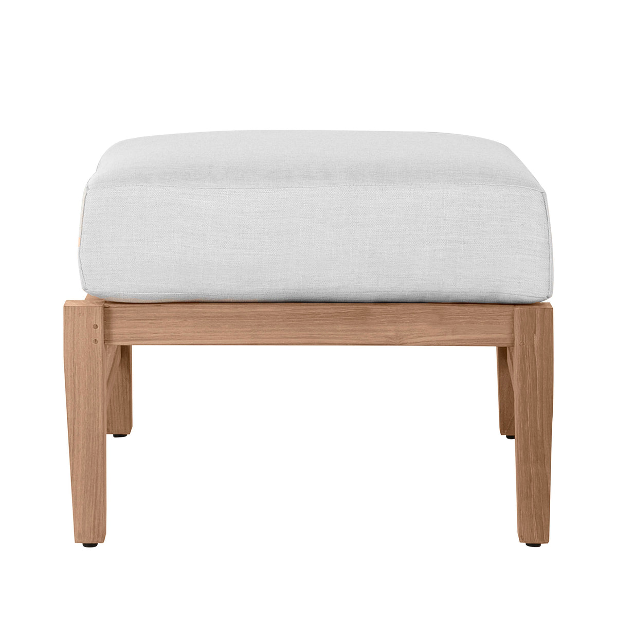 Croquet Teak Outdoor Woven Ottoman