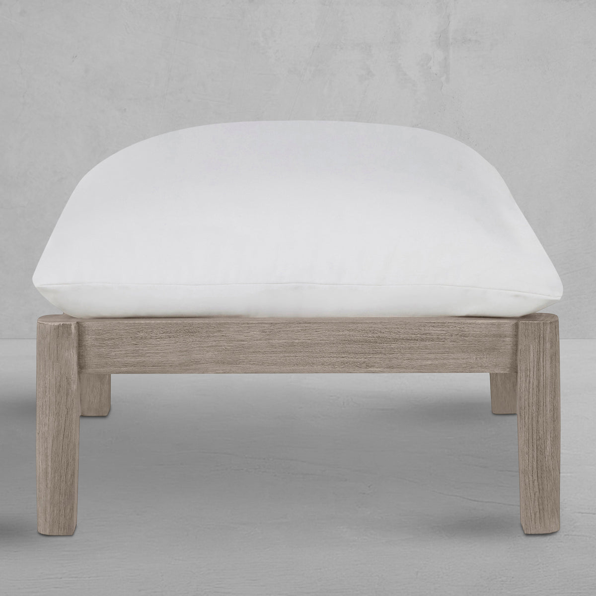 Monterey Teak Outdoor Woven Ottoman