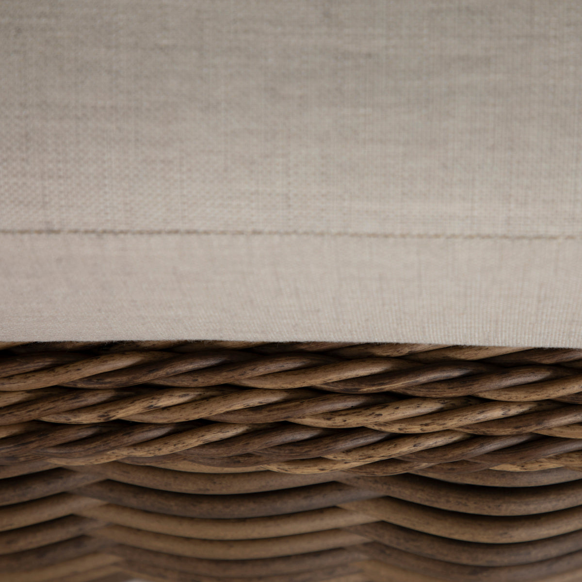 Soho N-Dura Resin Wicker Outdoor Woven Ottoman