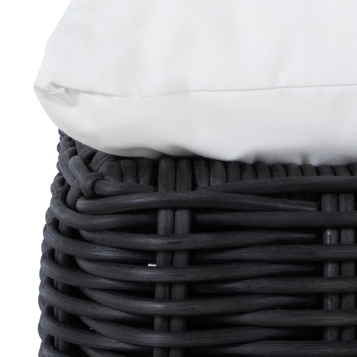 Montecito N-Dura Resin Outdoor Woven Ottoman
