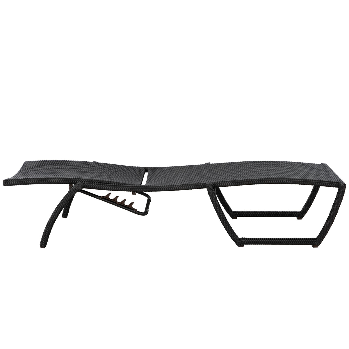 Skye Wicker Outdoor Armless Chaise Lounge