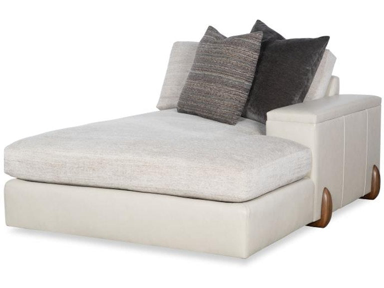 Century Furniture Great Room Leather Configurable Right Arm Facing T-cushion Chaise LR-7100-91T