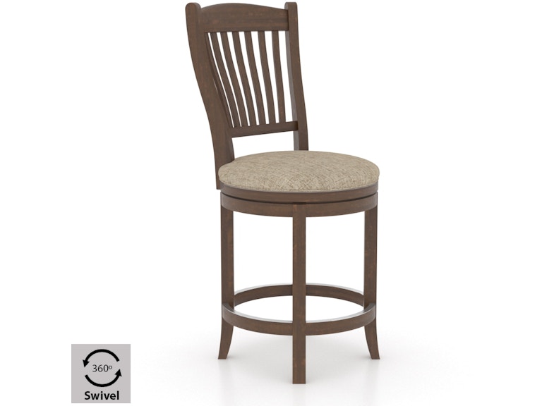 Canadel Upholstered Swivel Stool SNS082327U19M24