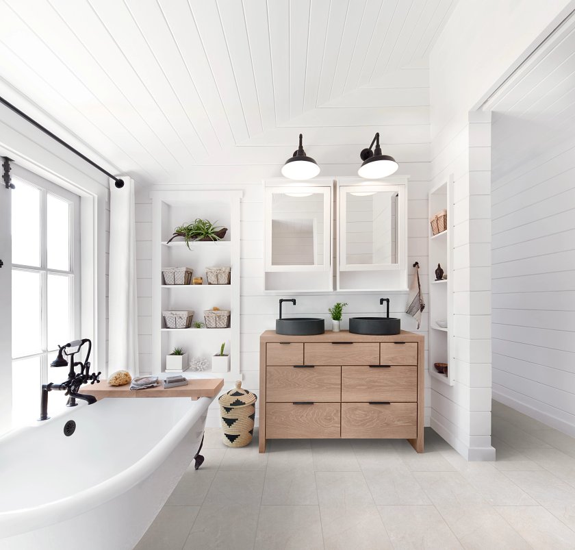 CT PPLUS E TILE SERENA LIMESTONE ROOM